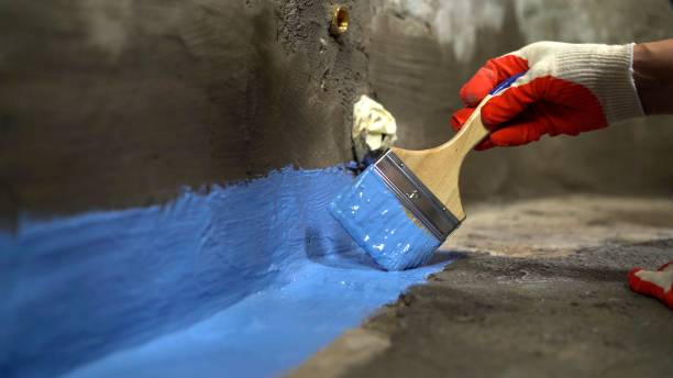 Commercial Interior Drainage System project at a Kingston, OH business property by SJ Waterproofing Pros